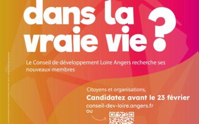 Appel à candidatures pour le renouvellement du Conseil de Développement Loire Angers